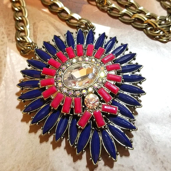 REVERSIBLE New Premier Designs TWO Statement Necklaces in ONE! - Picture 5 of 8